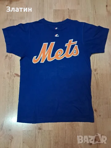 New York Mets # M синя тениска , снимка 2 - Тениски - 55426905