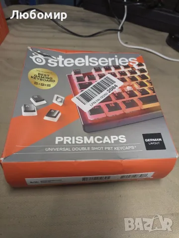 SteelSeries PrismCaps – Комплект клавиши с двоен дизайн и "пудинг" вид – Съвместими , снимка 3 - Клавиатури и мишки - 55468848