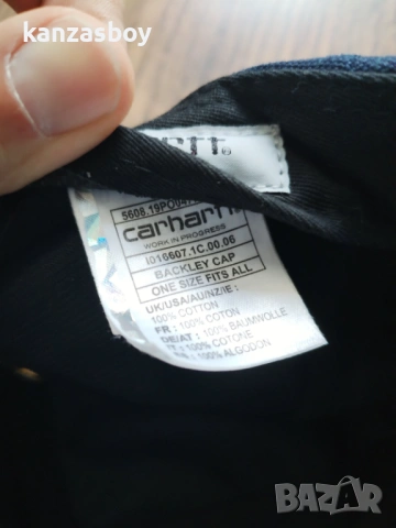 Carhartt Work In Progress Backley Baseball Cap - страхотна мъжка шапка КАТО НОВА, снимка 8 - Шапки - 54527012