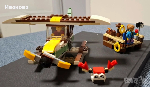 Конструктор LEGO Creator 3 в 1 /31093/ Riverside Houseboat, снимка 8 - Конструктори - 55188795