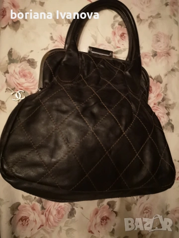 Страхотна естествена кожа Chanel , снимка 8 - Чанти - 54387308
