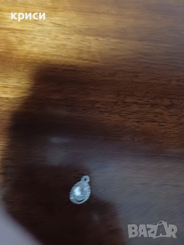 Сребърна висулка за синджир обици 5.11евро, снимка 2 - Колиета, медальони, синджири - 44191130