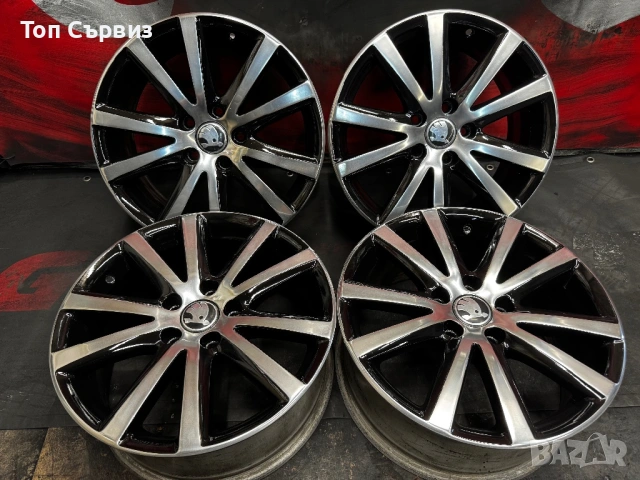 Оригинални алуминиеви джанти за Фолксваген (Volkswagen), 5x112, 17 цола, снимка 5 - Гуми и джанти - 54801680