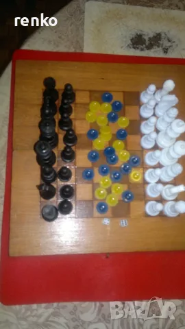 Детска табла+шах за игра, снимка 4 - Шах и табла - 43772290