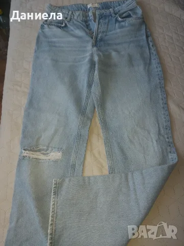 Дънки H&M светли, снимка 2 - Дънки - 55593600