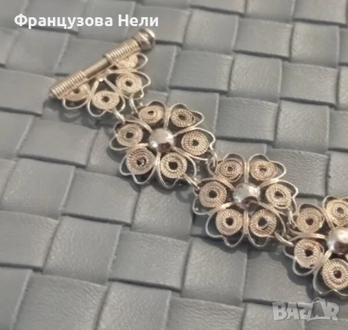 Сребърна гривна 925, снимка 3 - Гривни - 55474249