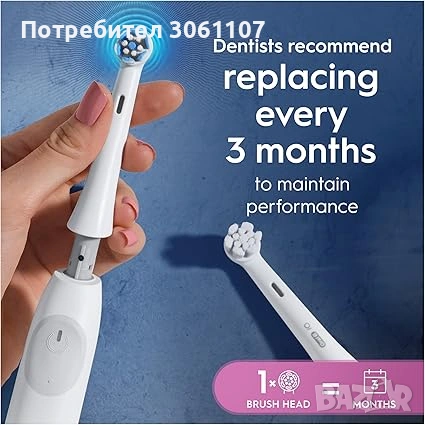 Резервни глави за електрическа четка за зъби Oral-B iO Gentle Care 6 броя, Бял, снимка 9 - Други - 54519725