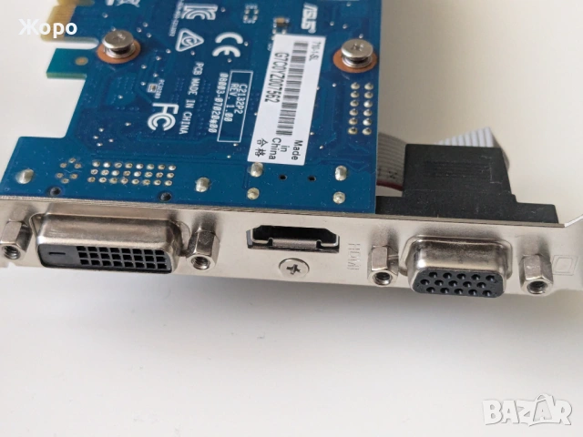 Безшумна видеокарта ASUS 710-1-SL / nVidia GeForce GT 710 / 3 изхода, снимка 3 - Видеокарти - 54339369