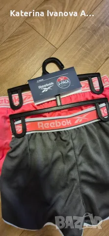 Къси спортни панталони Reebok за момиче. 2 броя, за възраст от 9 до 12 години. Цена: 24 €., снимка 5 - Детски панталони и дънки - 55292377