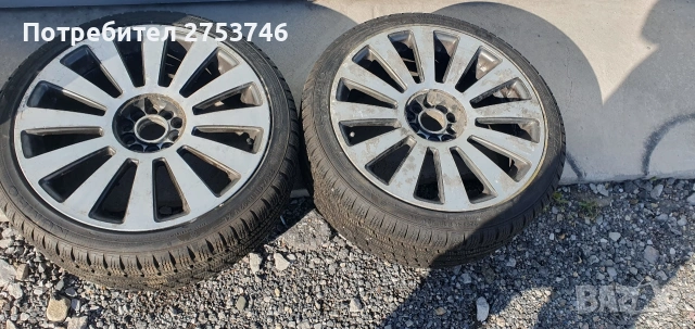 2броя 18цолови джанти с гуми за VW,AUDI, снимка 3 - Гуми и джанти - 54400693