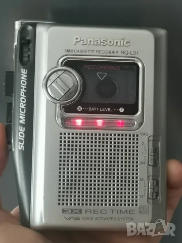 Касетен диктофон Panasonic Mini Cassette Recorder RQ-L31