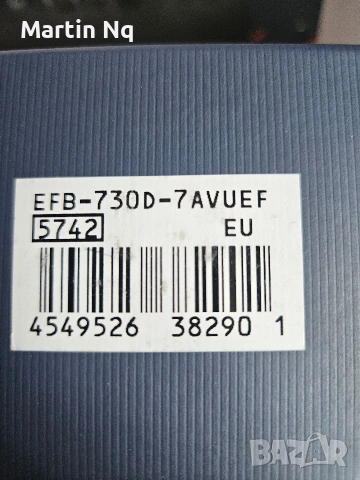 Casio Chronograph - sapphire - EFB-730D-7AVUEF, снимка 8 - Мъжки - 54602601