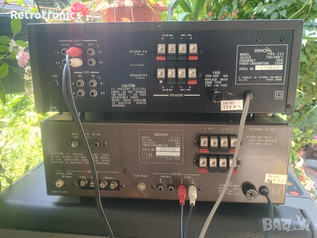 Denon TU-355  и Denon PMA-232 (Винтидж класика), снимка 12 - Ресийвъри, усилватели, смесителни пултове - 55228127