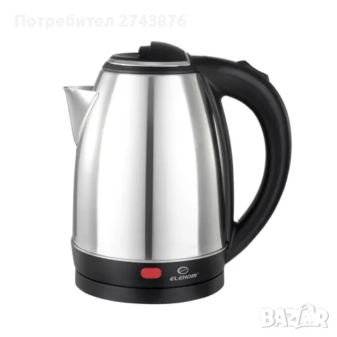 Електрическа Кана Elekom ЕК-8001 SS, 1,8 L,1500W, Защита, Инокс