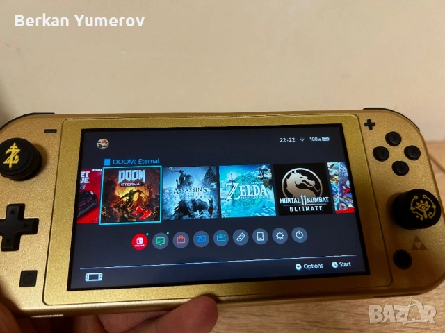Nintendo Switch Lite Hyrule Edition !!по договаряне!! , снимка 2 - Nintendo конзоли - 54512131