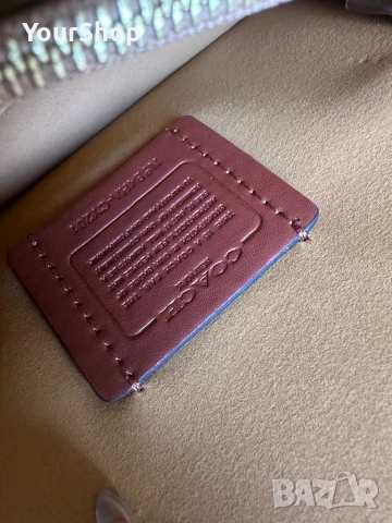 Чанта Coach Tabby 20 CY201 Екрю, снимка 10 - Чанти - 54048677