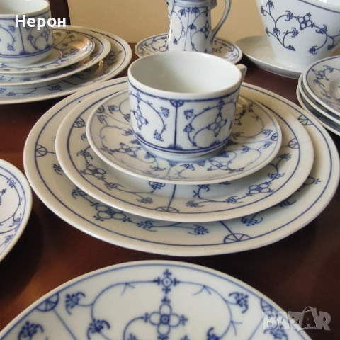 Порцеланов сервиз за хранене, снимка 7 - Сервизи - 55216279