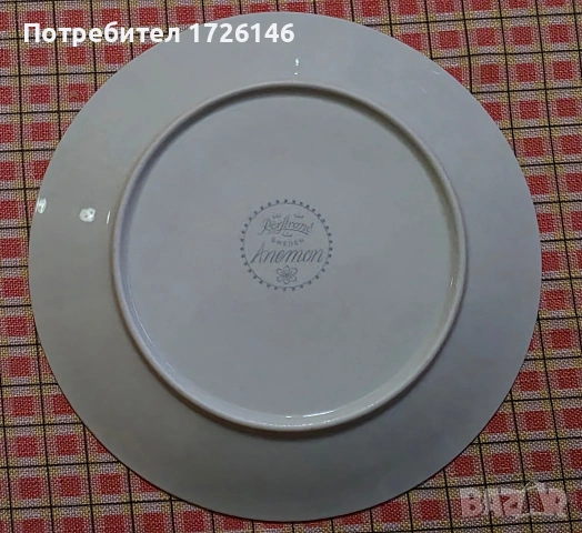 Порцеланови чинии 2 броя Rörstrand, Anemon, Sweden , снимка 4 - Чинии - 54046597