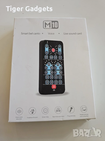 M10 Holy Live Sound Card – Външна звукова карта за стрийминг, пеене, подкасти и караоке, снимка 8 - Ресийвъри, усилватели, смесителни пултове - 55014394