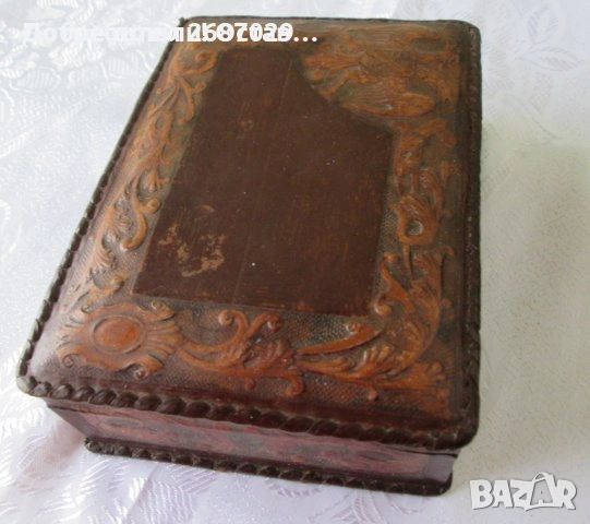 Табакери: стара дървена кутия, хумидор, метал, кожа, кожена, антика, снимка 18 - Антикварни и старинни предмети - 31812766