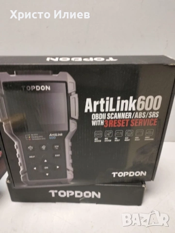 Автодиагностика TOPDON ArtiLink600 с 3 ресет функции, снимка 10 - Аксесоари и консумативи - 54590567