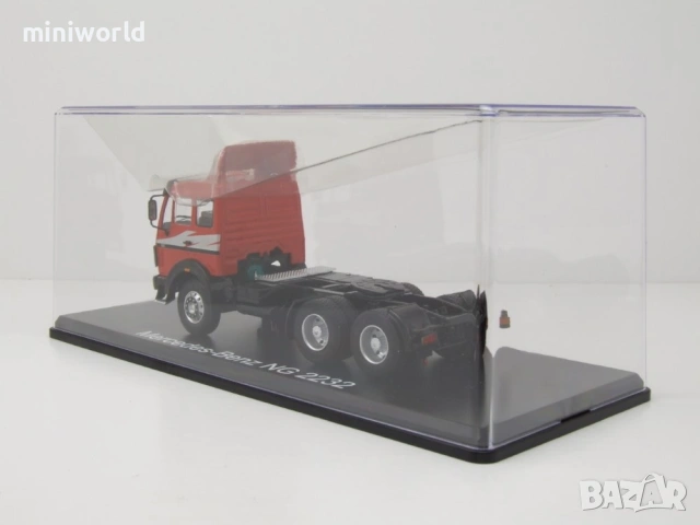 Mercedes-Benz NG 2232 влекач 1980 - мащаб 1:43 на Premium ClassiXXs моделът е нов в PVC дисплей-кейс, снимка 8 - Колекции - 54682786