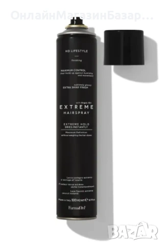 Екстремен Лак За Коса Farmavita Hd Lifestyle Extreme Hairspray 500Ml
