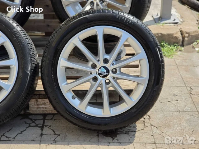5х112 17 Джанти Skoda Octavia SuperB Шкода Октава 5x112, снимка 5 - Гуми и джанти - 55063532