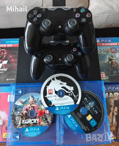 PlayStation 4 Slim 500GB, снимка 2 - PlayStation конзоли - 54932866