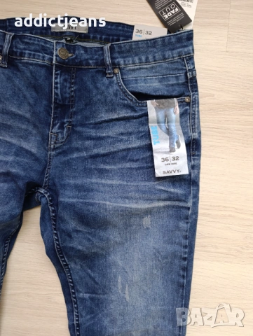 Мъжки дънки Savvy Denim размер 36, снимка 3 - Дънки - 54878104