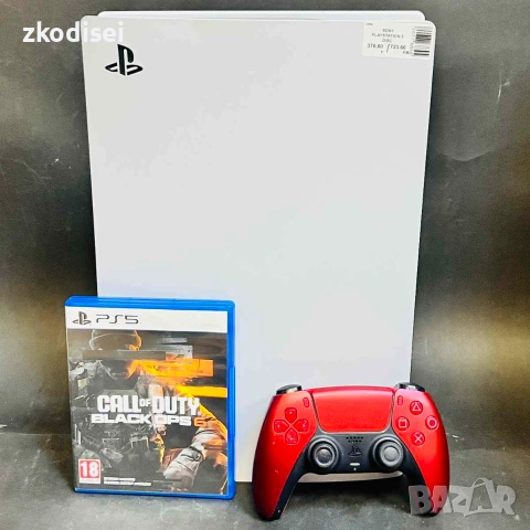 Конзола SONY - PS5 DISC с 1бр. джойстик и 1бр. игра