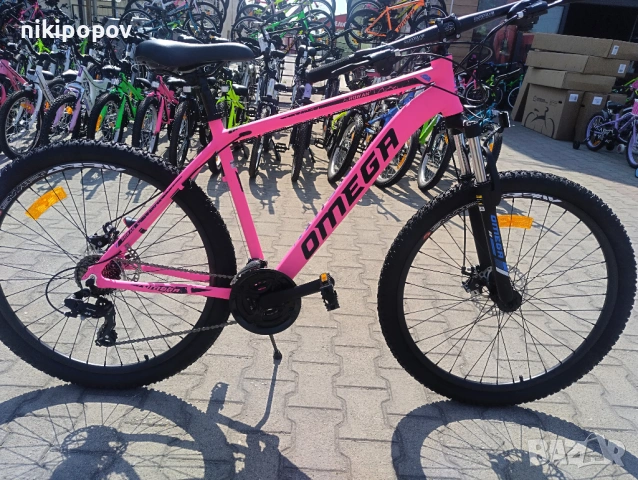 BG Алуминиев велосипед 27.5" ROWAN розов, снимка 2 - Велосипеди - 54261266