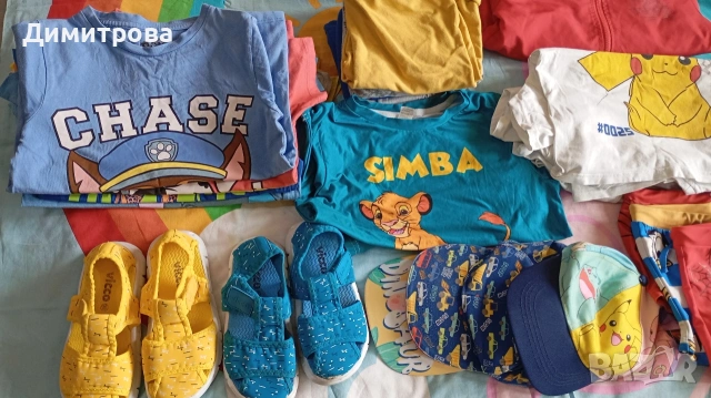 Летен лот дрешки за момче на символична цена размер 122-128см, снимка 2 - Детски комплекти - 53996832