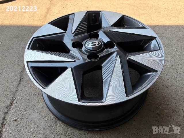 1 брой алуминиева джанта за Hyundai i10 15, снимка 6 - Гуми и джанти - 54426667