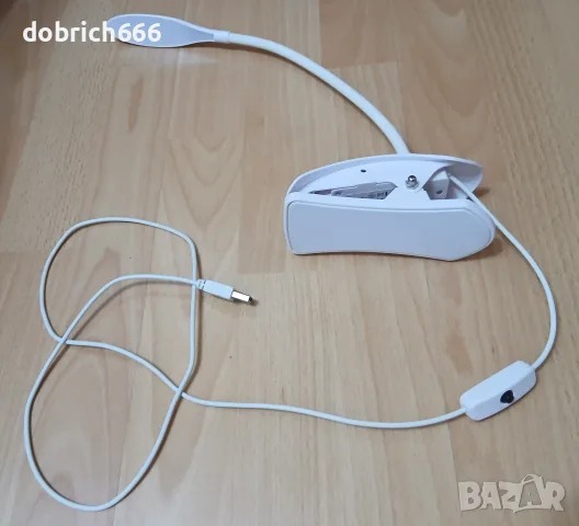 USB LED лампа с щипка и прекъсвач преносима усб крушка 5 евро