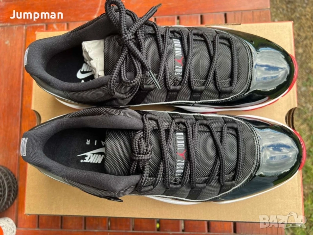 Мьжки кецове Jordan 11 low Bred, снимка 9 - Кецове - 54894763