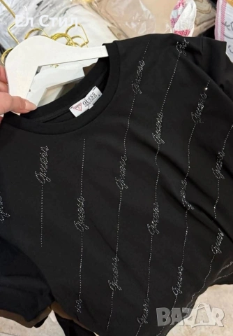 🤍Тениска "GUESS " Памук Черно М/Л Л/ХЛ Кафяво С/М М/Л Л/ХЛ 17 €, снимка 6 - Тениски - 53635165