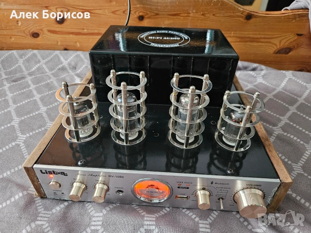 Лампов усилвател с Bluetooth, снимка 4 - Ресийвъри, усилватели, смесителни пултове - 55102561