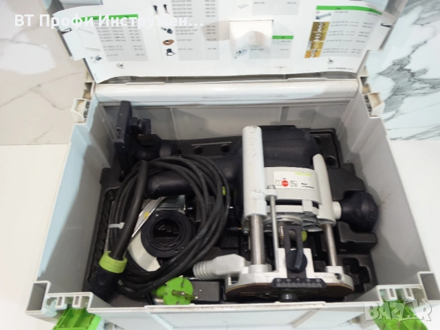 Festool OF 1010 EBQ - Оберфреза + аксесоари + куфар, снимка 11 - Други инструменти - 54706399