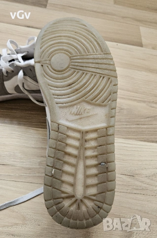 Мъжки кецове Air Jordan 1 Low Wolf Grey - 42, снимка 9 - Кецове - 54414182