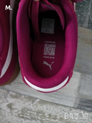 Дамски сникърси Puma Club II естествена кожа, снимка 6 - Маратонки - 54667771