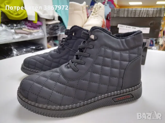 Дамски боти с цип и ластични връзки, снимка 2 - Дамски боти - 55580006