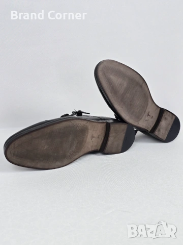 Мъжки кожени обувки JOOP! – Оригинални, тип Double Monk Strap – №45, снимка 4 - Официални обувки - 54290528
