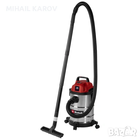 ПРАХОСМУКАЧКА ЗА СУХО И МОКРО ПОЧИСТВАНЕ EINHELL 900W, снимка 3 - Прахосмукачки - 54490987