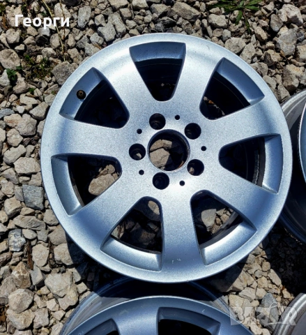 Оригинални лети джанти за Mercedes 16" 5x112 (E-Class W211), снимка 3 - Гуми и джанти - 54225849