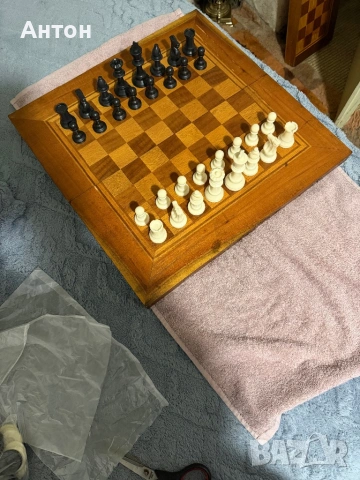 Стар шах и табла.10., снимка 6 - Шах и табла - 54496032