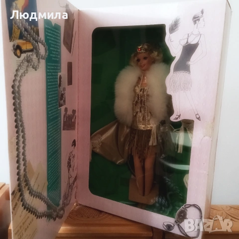 Барби Mattel 1993: куклата Флапър от 20-те години от колекцията „Великите епохи“., снимка 2 - Кукли - 54448990