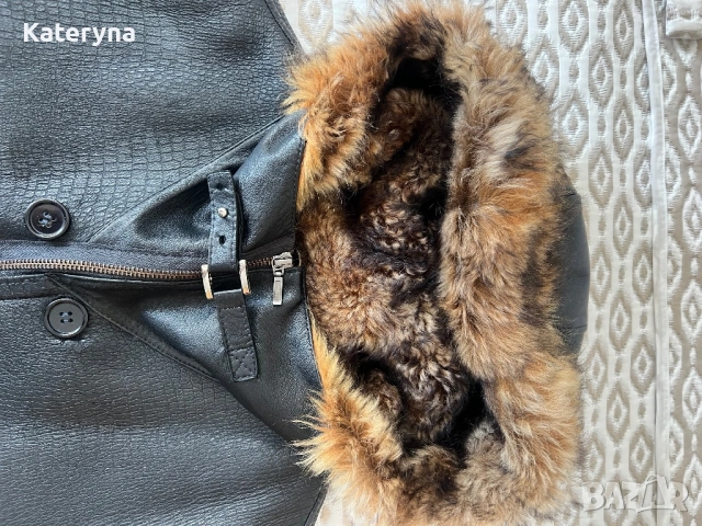 палто от овча кожа, яке, кожено палто, снимка 6 - Палта - 54641766