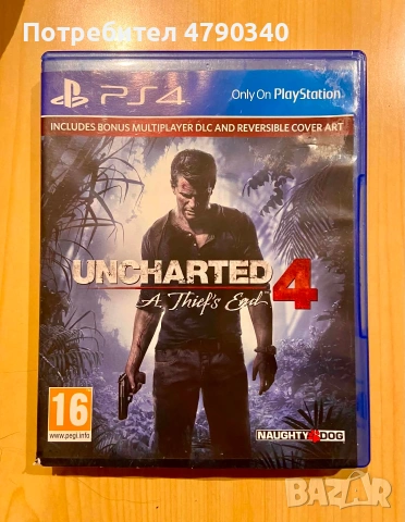 Игра За PS4 Uncharted 4