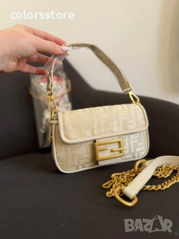 Луксозна чанта Fendi-IM94j, снимка 3 - Чанти - 54247452